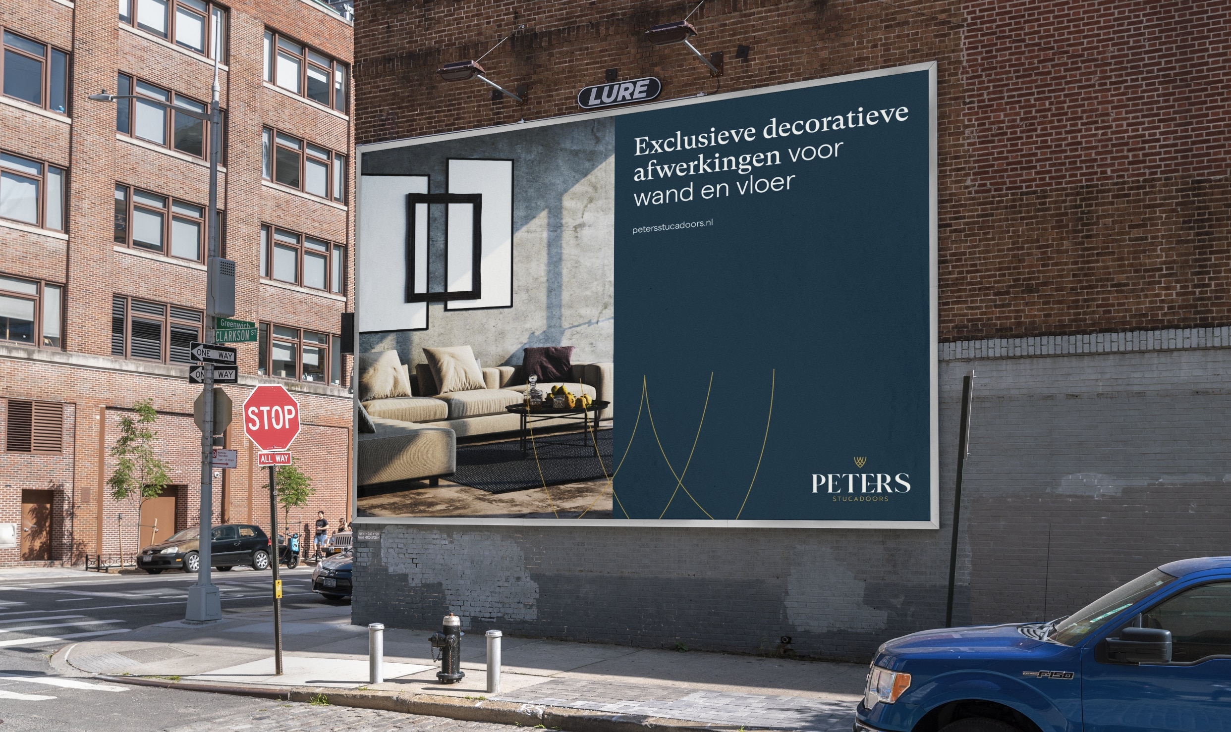 Peters stucadoors billboard