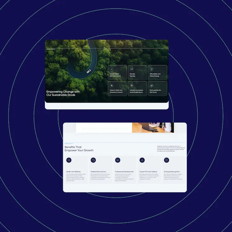 Mockup van Branding Asset Website