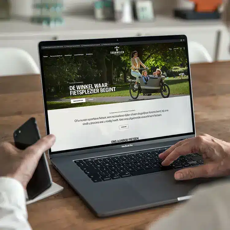 Website gemaakt door website bouwer uit Bergen